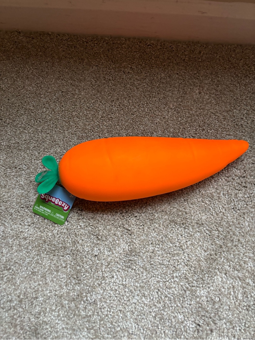Sunny Days Slow Rising Carrot SquishyToy